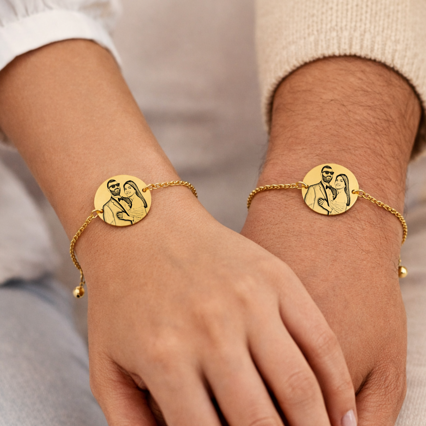 Atelier Dali pack dos pulseras gemelas amor y amistad