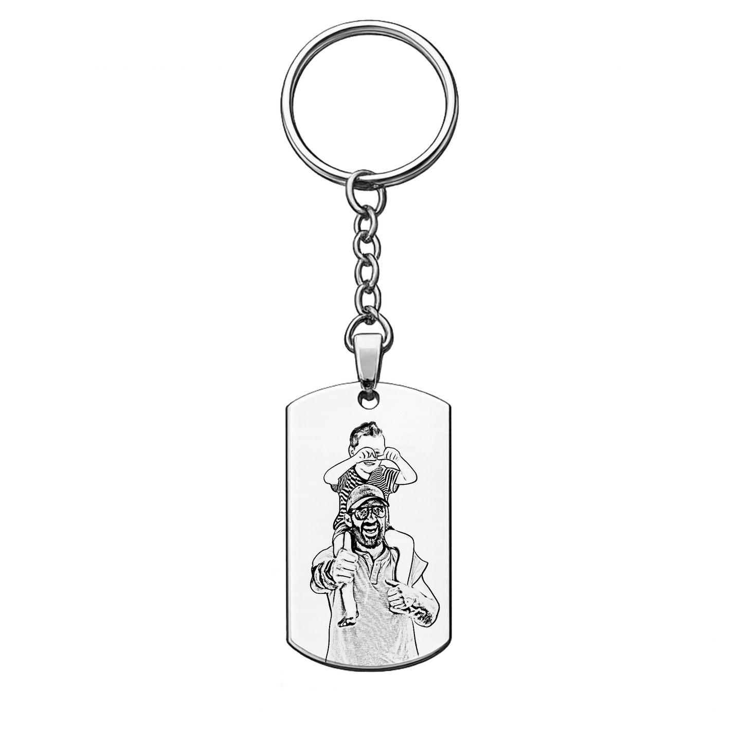 Military style keychain