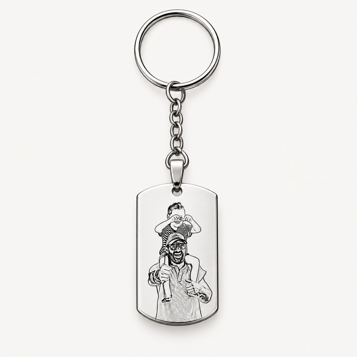 Military style keychain
