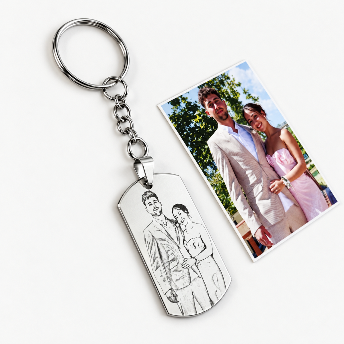 Military style keychain